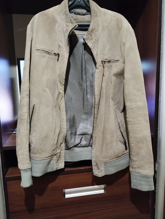 Куртка чоловіча замшева