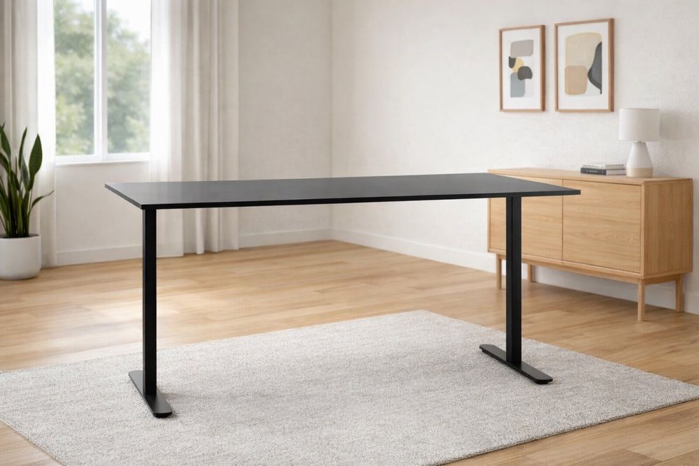 Secretaria preta 80x160