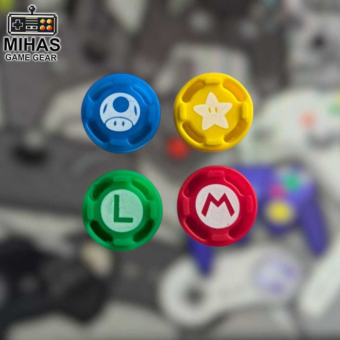 Nintendo Switch Lite: Прозорий чохол-бампер, накладки Super Mario