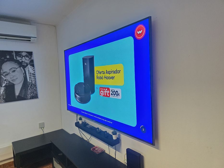 Tv LG de 86" praticamente nova