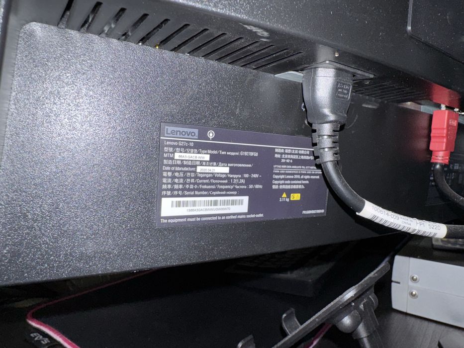 Monitor Gaming Lenovo G27c-10