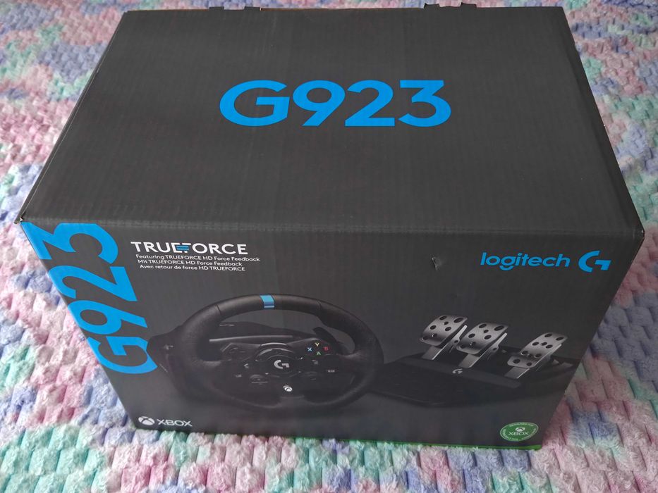 Volante Logitech G923 TrueForce (Xbox/PC) + Shifter Logitech - Como Novo + Garantia PCDIGA