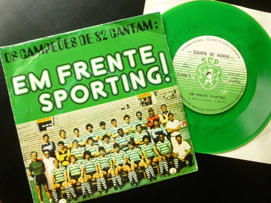 Sporting - Campeões de 82 – Em Frente Sporting! - vinil - single.