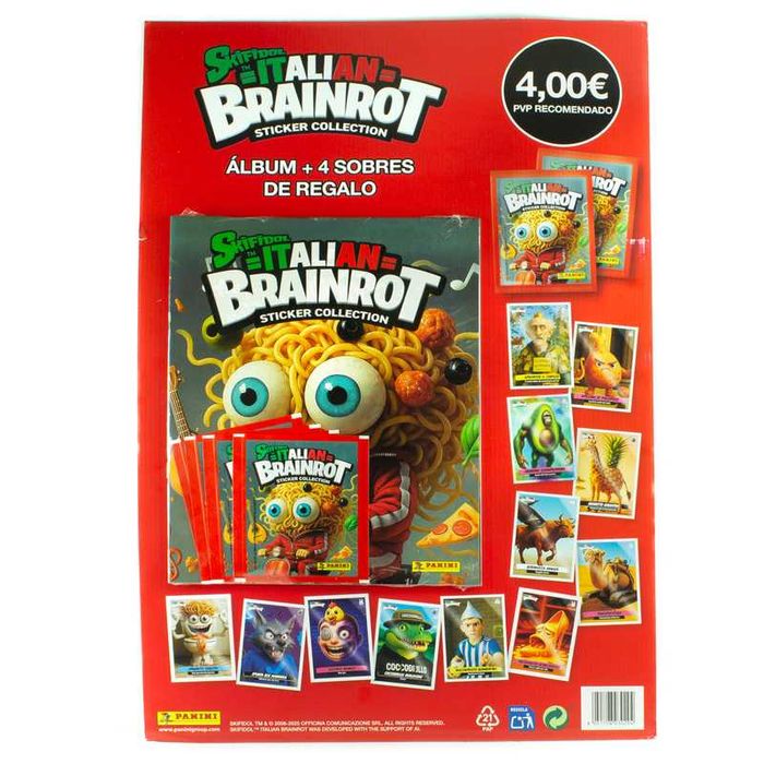 Cromos Panini "Skifidol Italian BrainRot" (ler descrição)