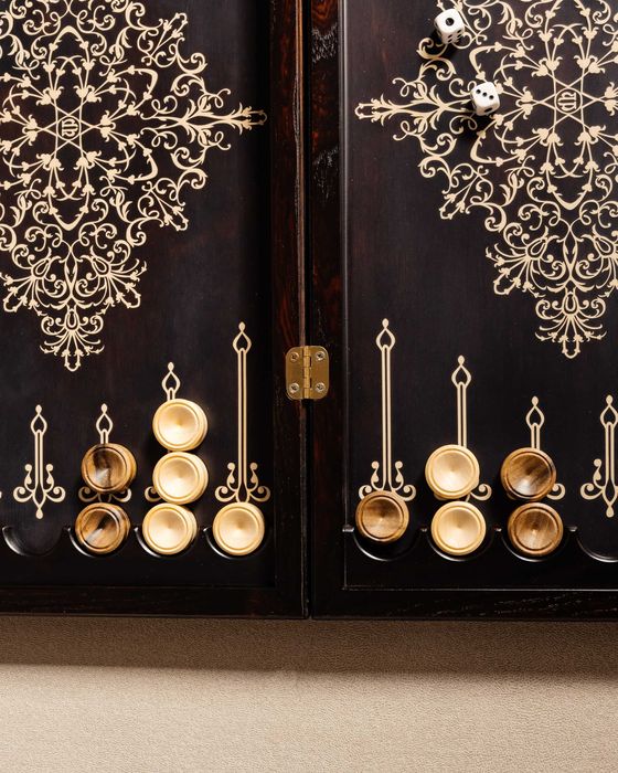 Дерев'яні нарди преміум якості ручної роботи "Візантія"