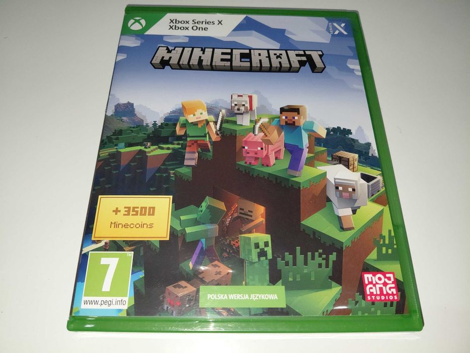 xbox one MINECRAFT BEDROCK PL po polsku dzieci szaleją zostań mistrzem