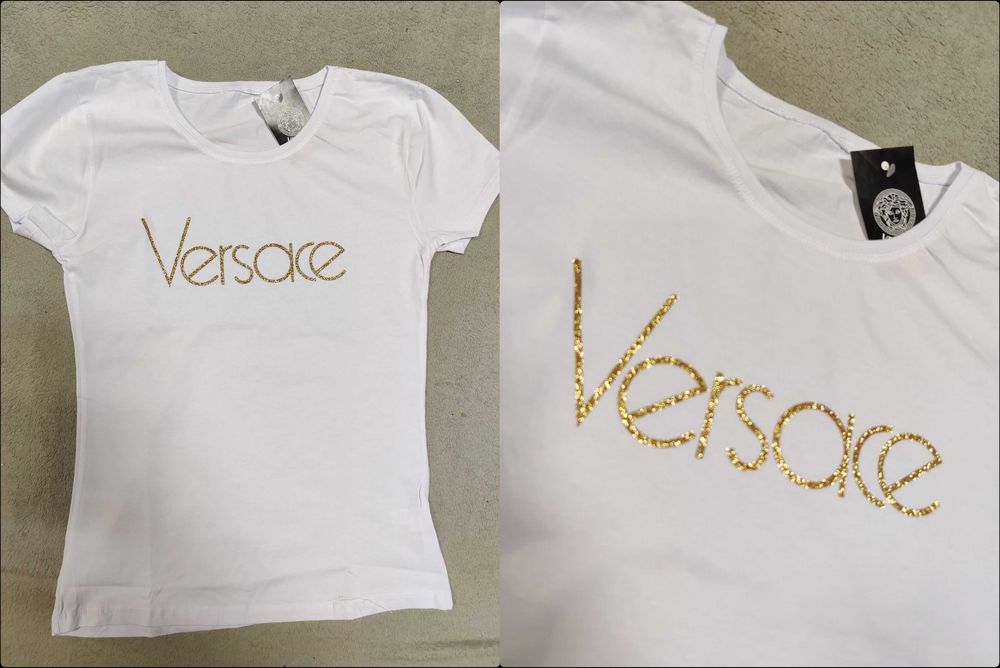 Koszulka Shirt koszulki Versace damskie Premium Guess