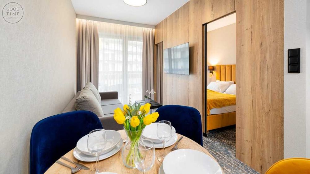 Apartament w Złoty Horyzont Resort & SPA - baseny, SPA, widok na góry