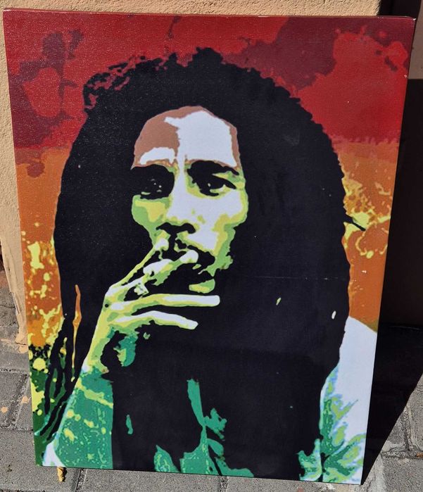obraz na płótnie - portret Bob Marley