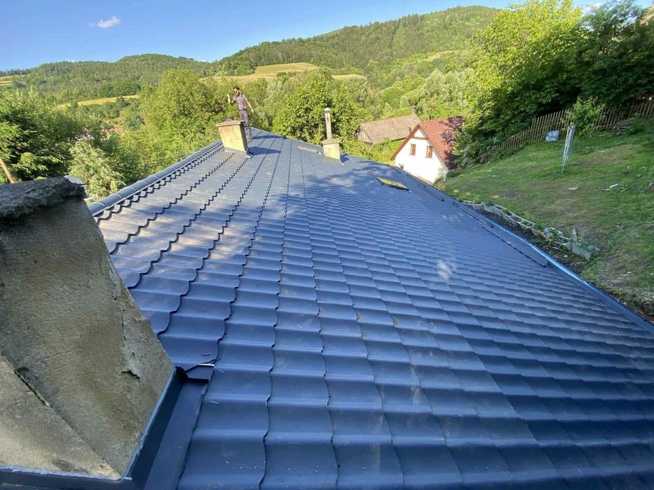 Wykonujemy prace budowlane w zakresie budowy nowych dachów z blachodac