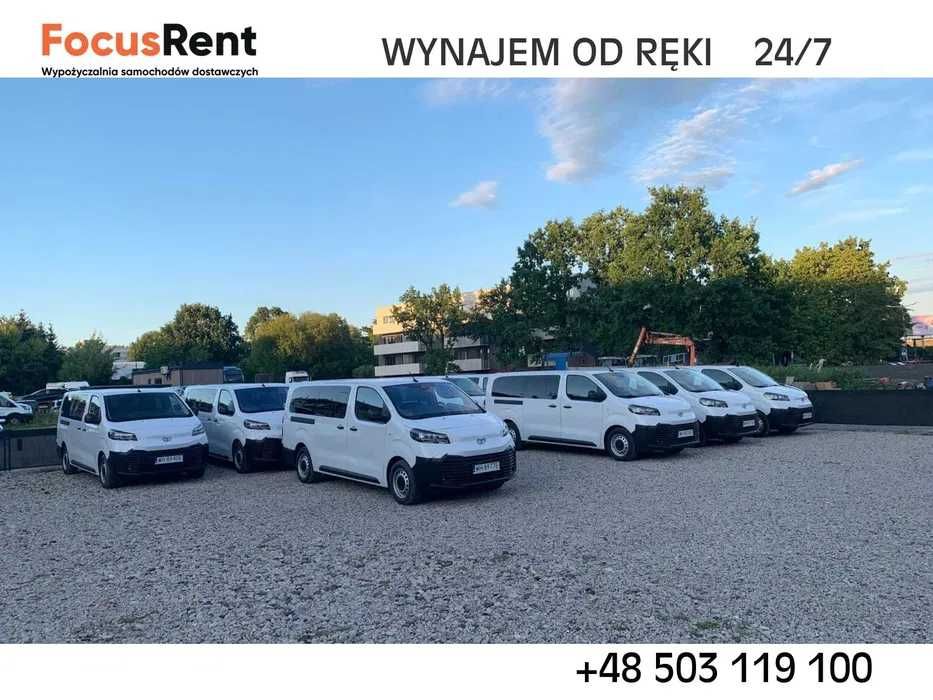 Wynajem busa 7 8 9 osobowego Wypożyczalnia busów BEZ LIMITU KM, NOWY !