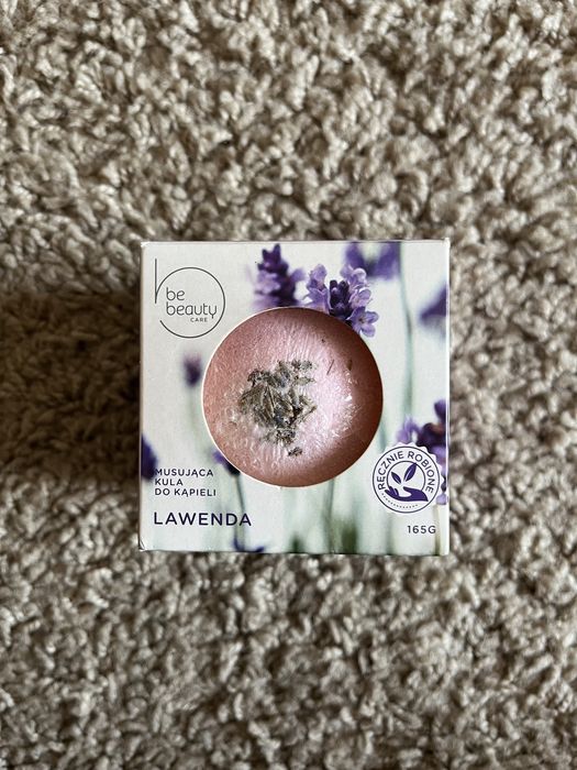 Be Beauty musująca kula do kąpieli duża 165g z suszoną lawenda