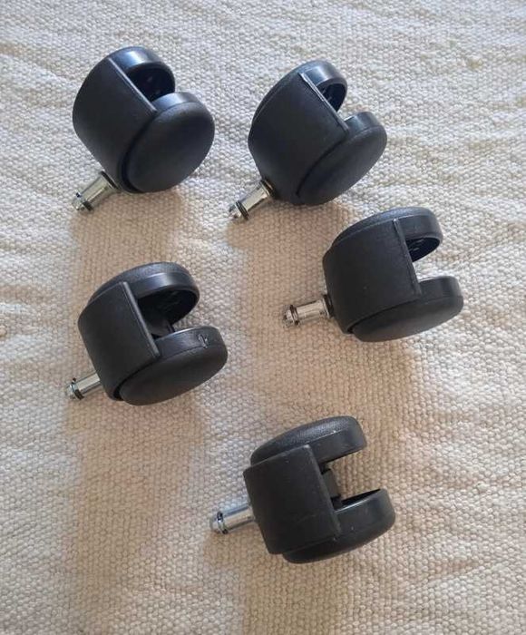 5 rodas para cadeira - Novas