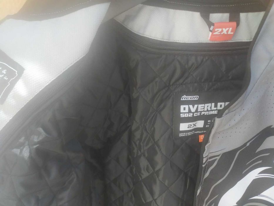 Blusão para mota em nylon/cordura ICON Overlord SB2 CE Prime