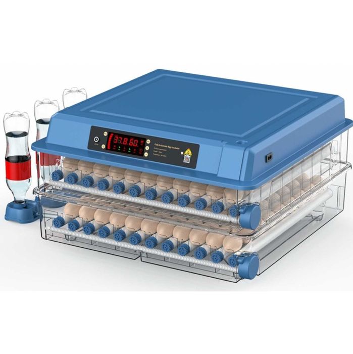 Інкубатор для яєць автономний , 12–220В, захист блекаут 70-400 яєць