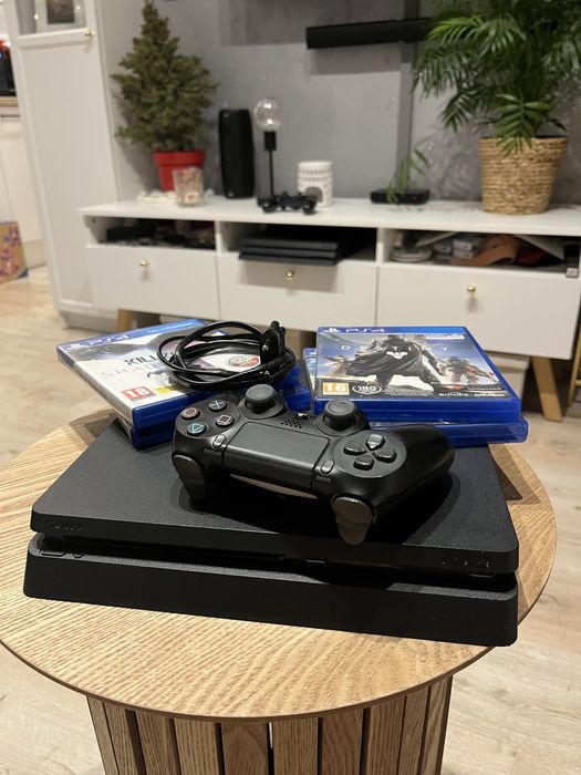 PlayStation 4 Slim 500GB konsola+ gry+ pad