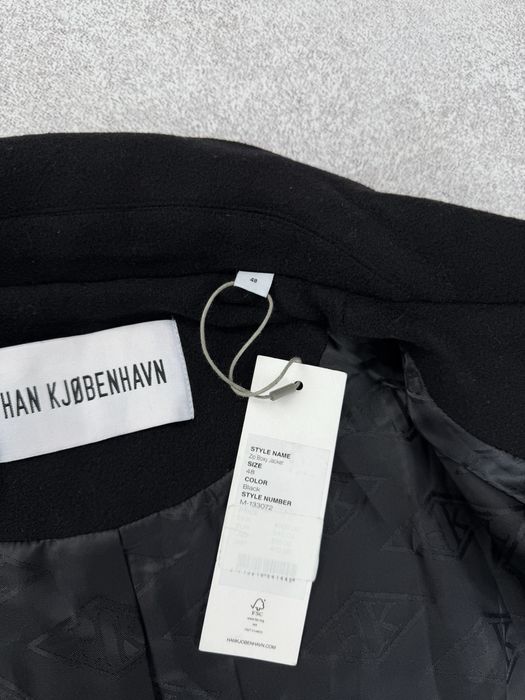 Han kjobenhavn zip boxy jacket black чоловіча куртк