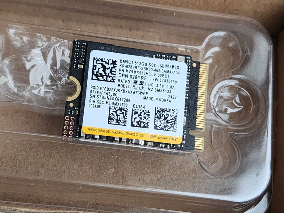 SSD NVMe 512GB Samsung BM9C1 NEW Surface Pro 8 X Laptop Steam PCIe 4