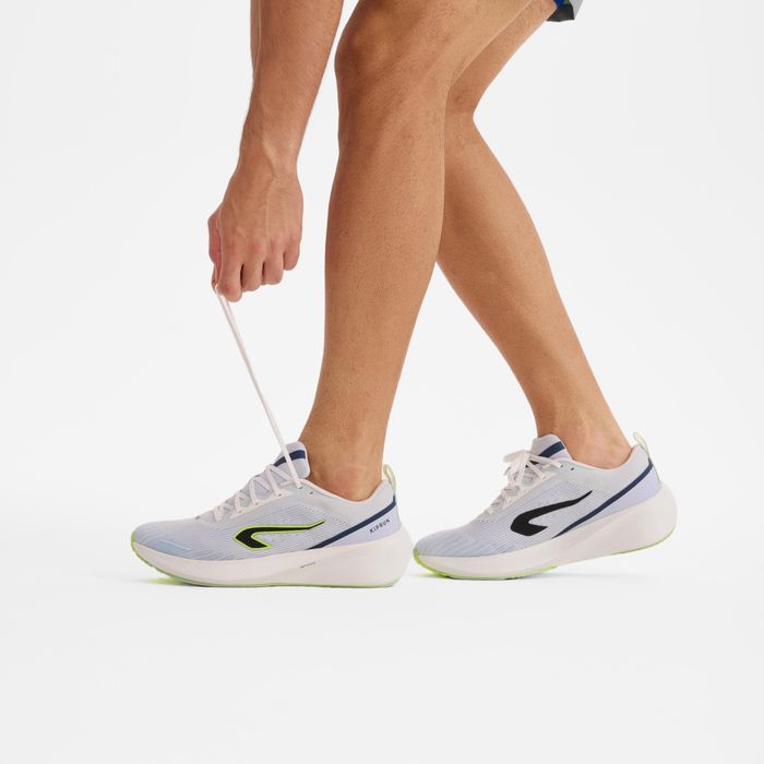 Sapatilhas de Corrida Homem Cushion 500 Branco/Amarelo