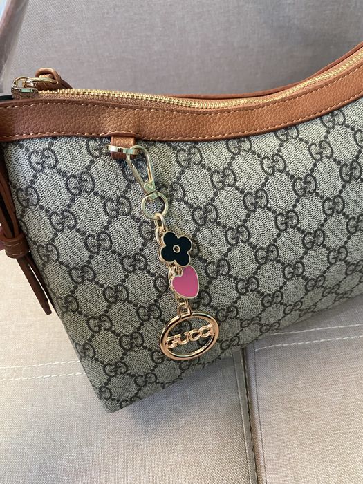 Сумка gucci emblem текстильна