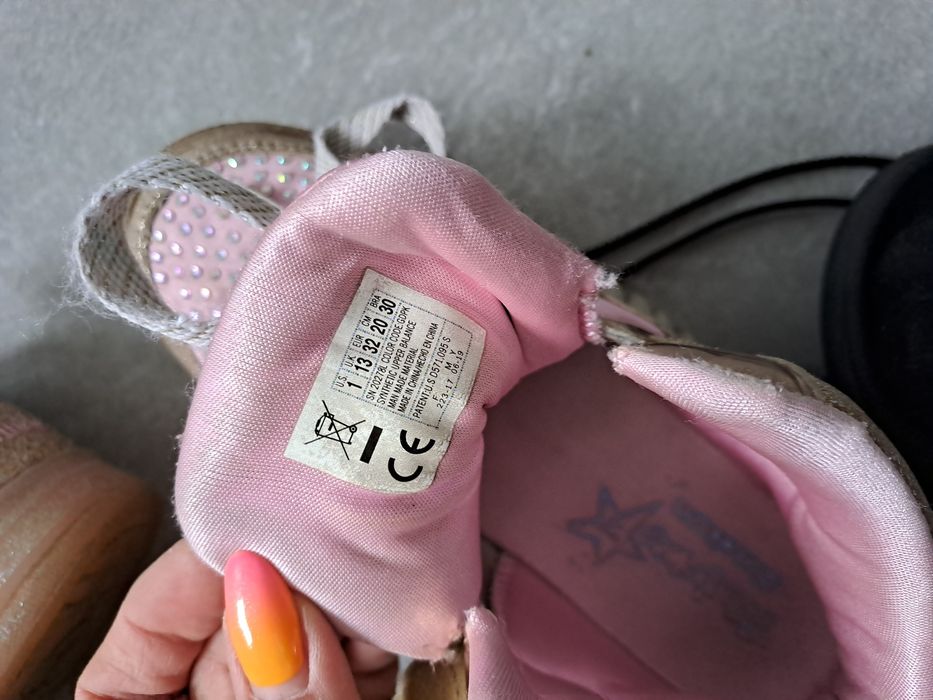 Adidasy,  sneakersy,półbuty Skechers  różowo-zlote