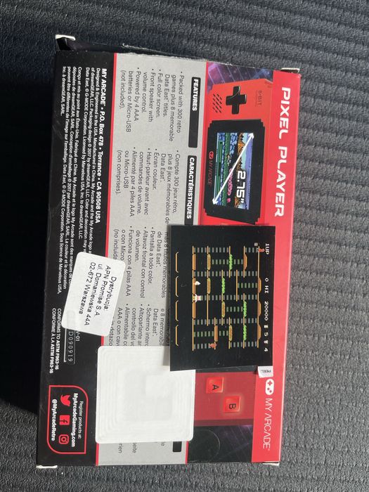 Konsola MY ARCADE Player Red