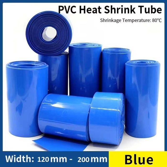 ПОТОВЩЕНА! ПВХ термоусадка, рукав для збірки акумуляторів PVC 0,2мм