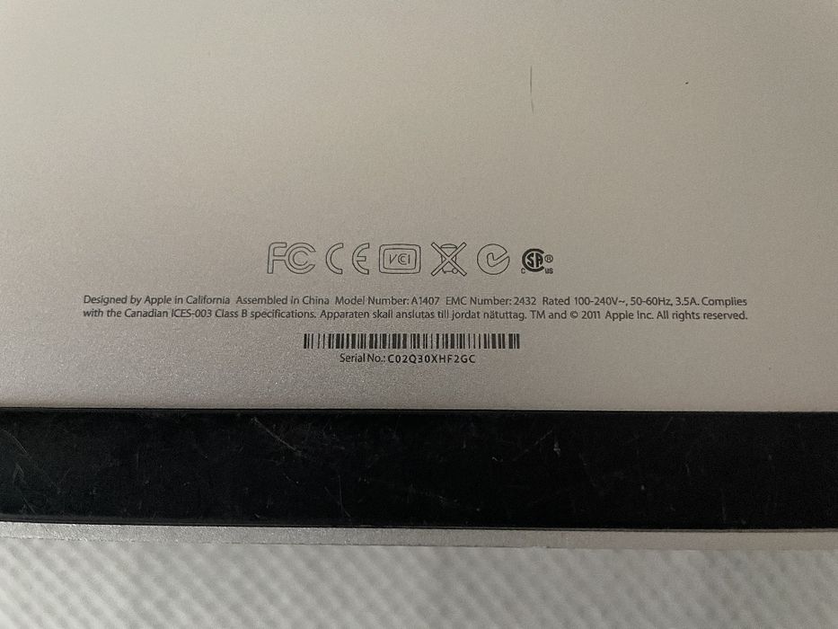 Apple Thunderbolt Display 27"