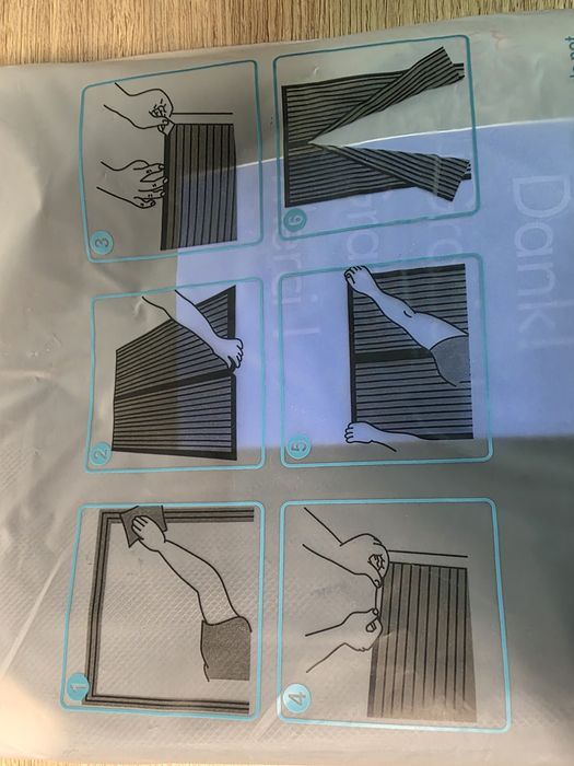 Moskitiera na drzwi i okno 110x200,