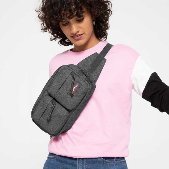 Поясная сумка EASTPAK Bumbag Double. - Black Denim