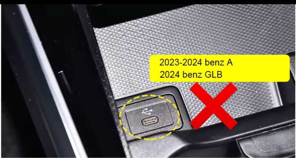 Carregador sem fio para mercedes benz