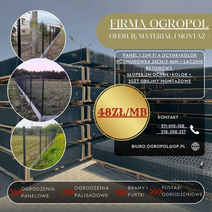 ||Ogrodzenia Panelowe||Sprzedaż|| Producent ||