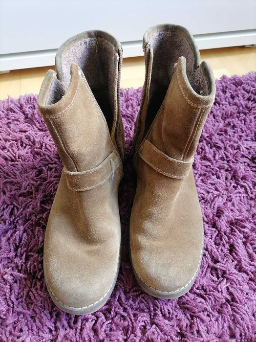 Buty jesienne kozaczki zamszowe 37 Bartek