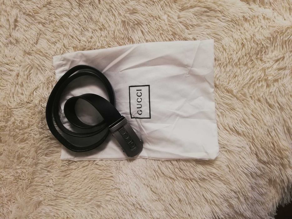 pasek skórzany 125 pasek gucci 125 cm czarny pasek skórzany gucci