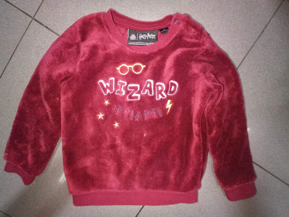 "Camisola Harry Potter em Malha Polar - Tamanho 18/24 Meses Nova