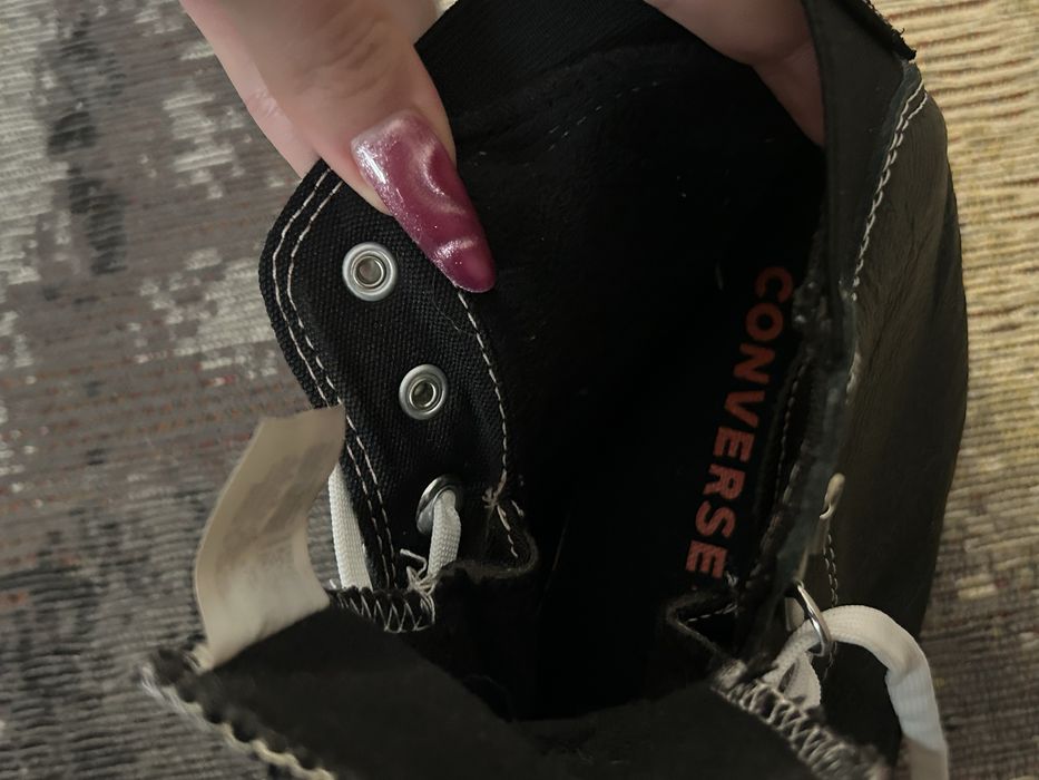 Кеды converce кожа зима