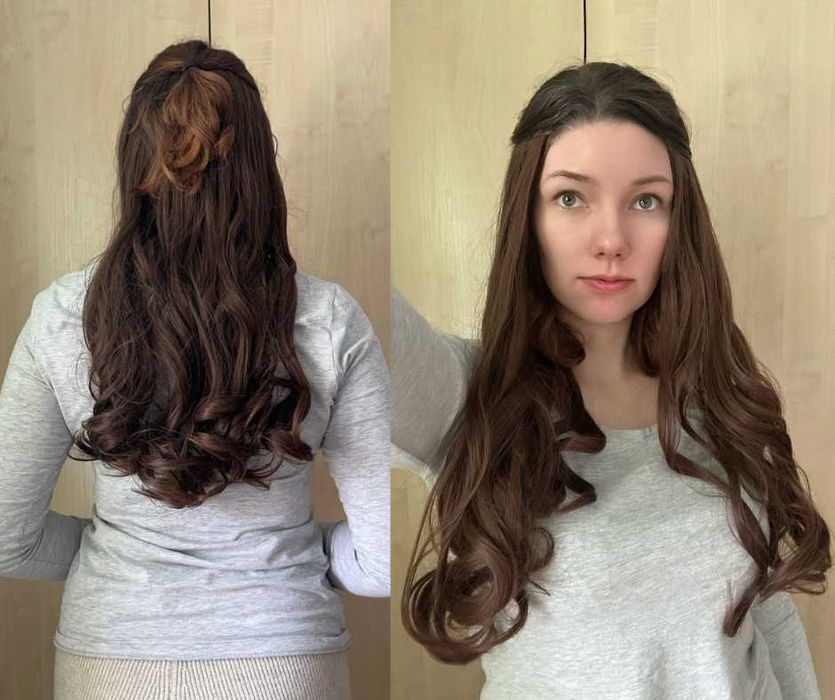 Накладне волосся. Кліпси. Треси. Довжина - 50 см