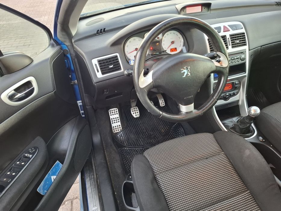 Peugeot 307CC Cabrio 2,0b 136KM Klimatr Elektryka 161 tyś km z Niemiec