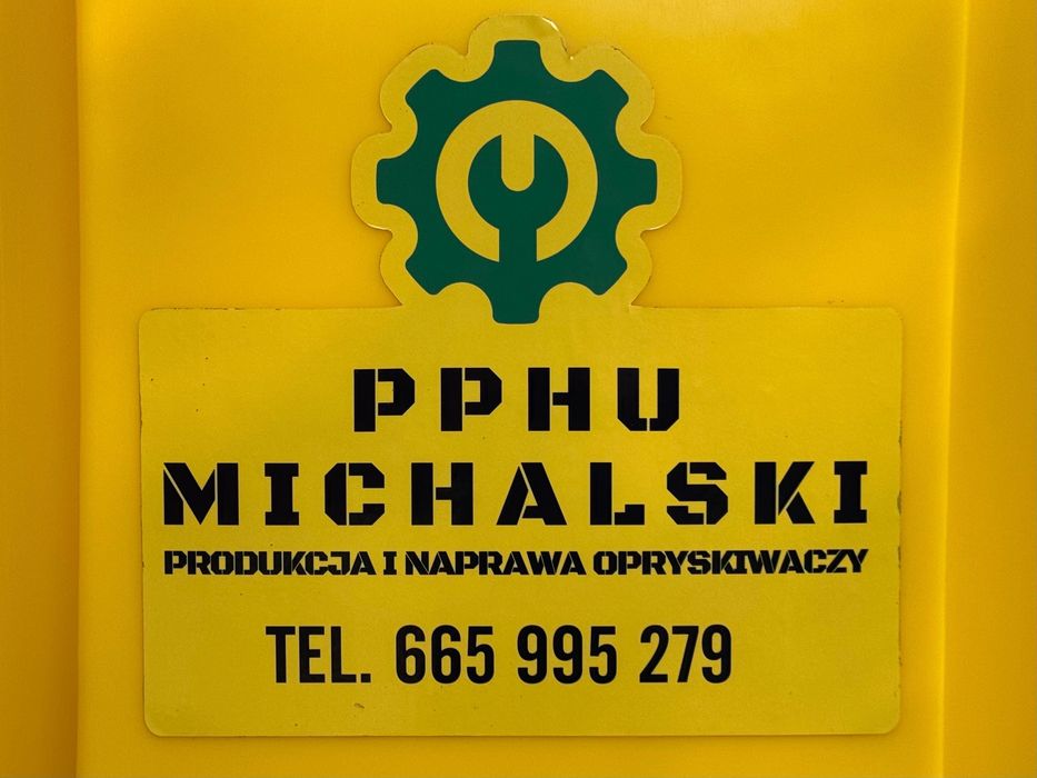 OPRYSKIWACZ NOWY ciągany 1200 litrów 15 metrów PPHU MICHALSKI