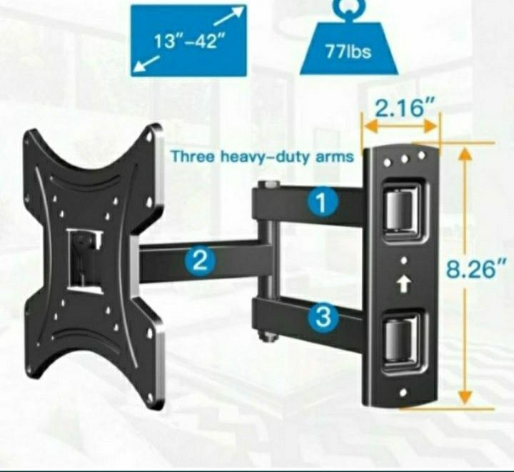 Uchwyt stojak do telewizora 13-42" 30 kg