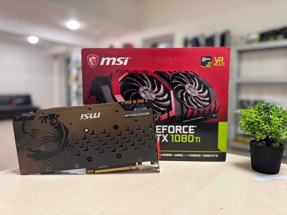 Відеокарта MSI GeForce GTX 1080 TI GAMING X 11G Б/в, Гарантія 3 міс!
