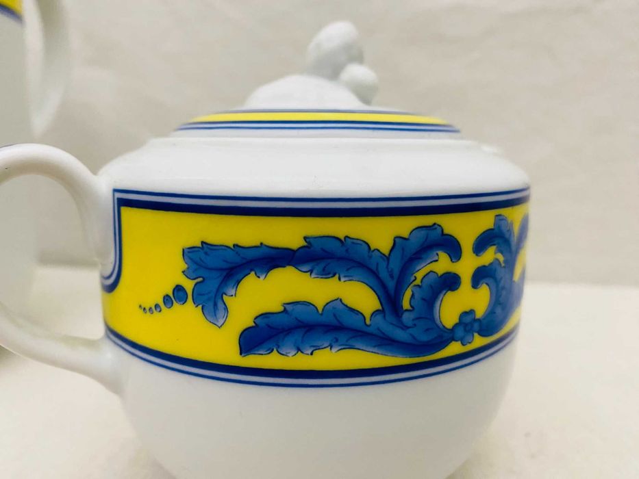 Vista Alegre - Cafeteira e Açucareiro Modelo "Salina" (Impecáveis)
