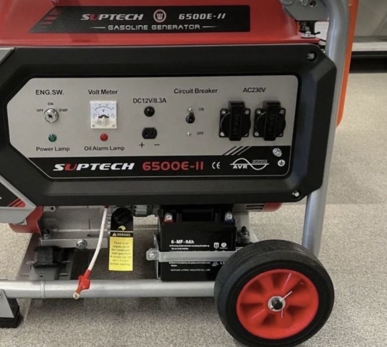 Бензиновий генератор SUPTECH 6500 cm ТЕ три  фазы