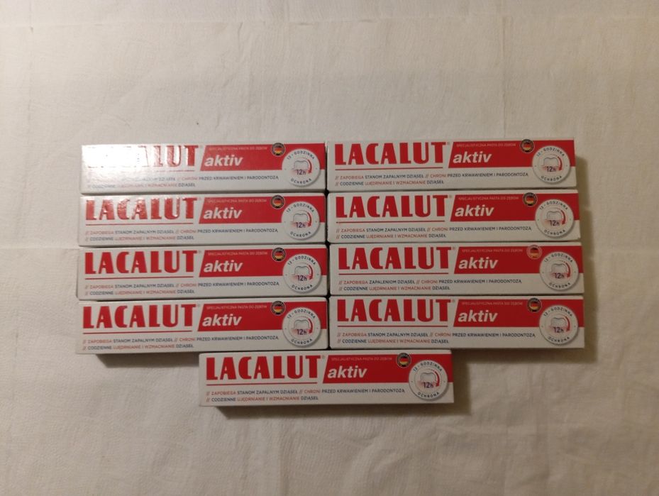 Lacalut Aktiv pasta do zębów 75 ml 9 szt
