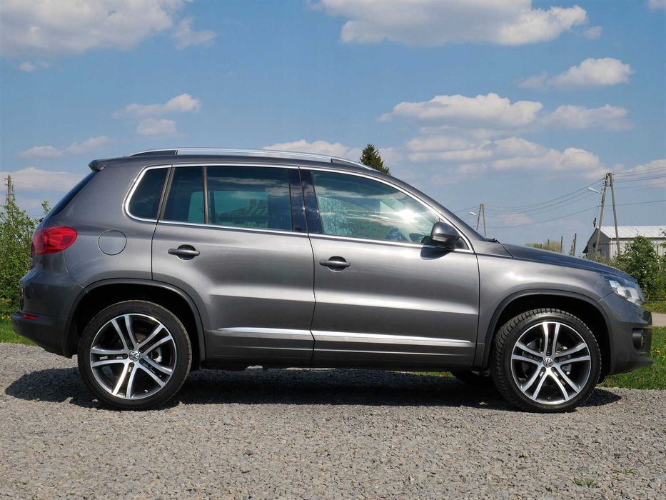 Бампер комплектный передок VW Tiguan R-line рестайлинг разборка Тигуан