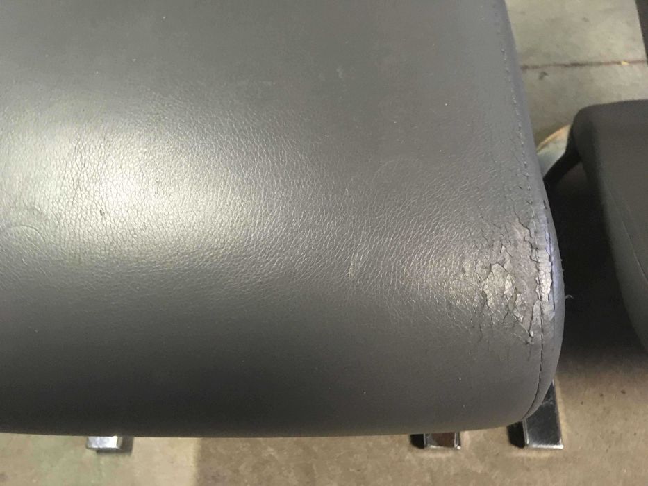 Krzesła nowoczesne ekoskóra szare 4 szt.