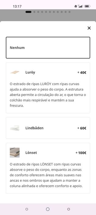 Cama de casal IKEA 1,40cm por 2,00 e Colchão Vesteroy(Guimarães e Santo Tirso)