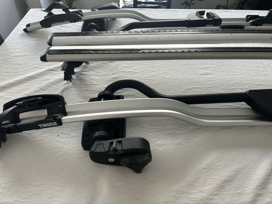 Thule wing bar evo + suporte bicicleta Proride 598