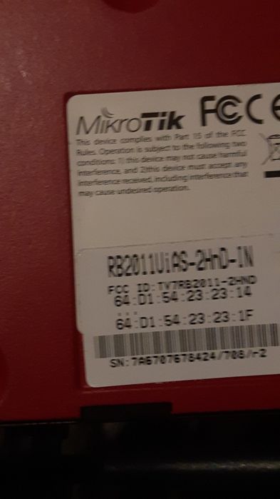 Mikrotik rb2011 sfp