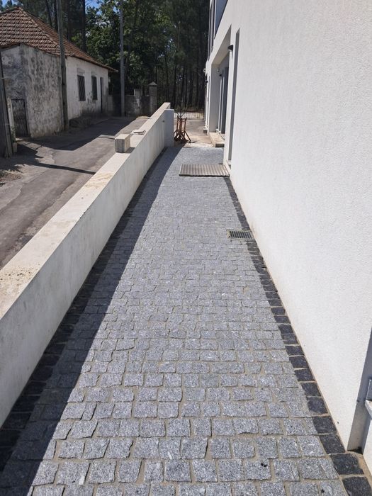 Calçadas em granito